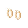 Hoop Earrings in Gold Plated Silver