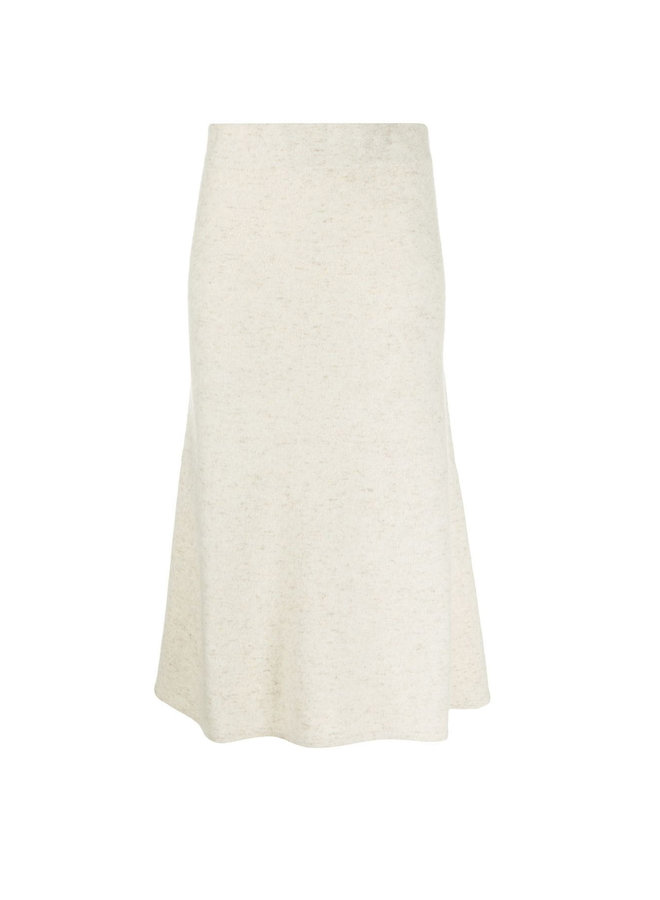 Stretch Cashmere Midi Skirt