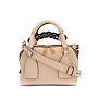 Daria Small Tote Bag in Leather in Sweet Beige