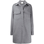 Drop Shoulder Coat in Wool