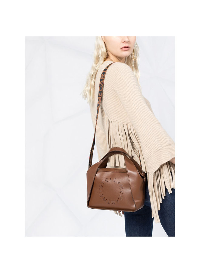 Stella Logo Cross-body Tote Bag in Cinnamon