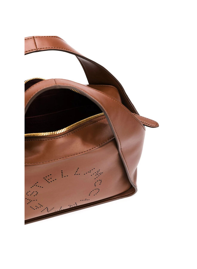 Stella Logo Cross-body Tote Bag in Cinnamon