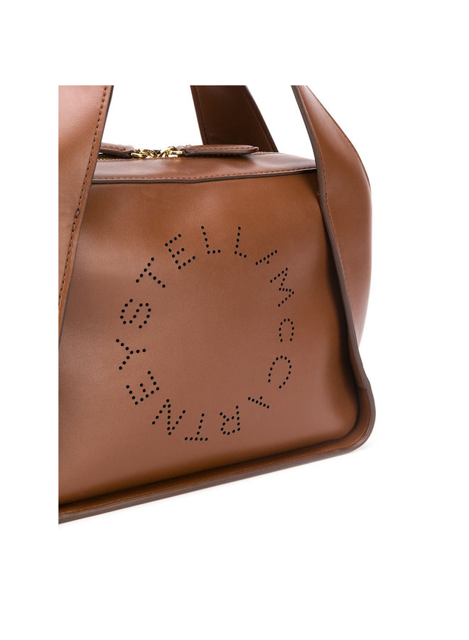 Stella Logo Cross-body Tote Bag in Cinnamon