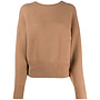 Round Neck Knitwear Top in Wool