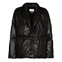 Puffer Jacket in Leather