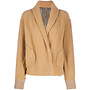 Bomber Jacket in Shearling Wool in Camel