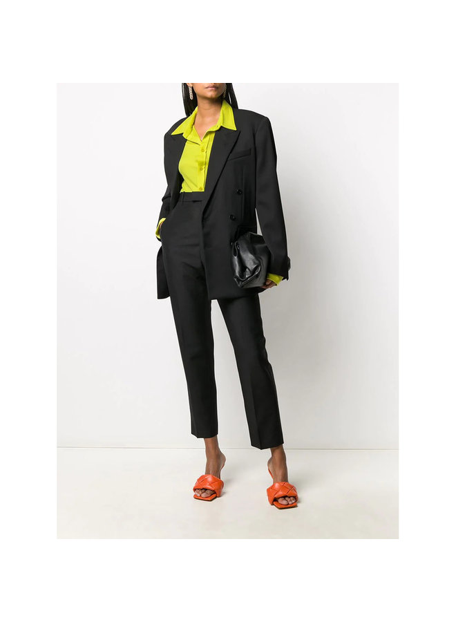 Long Sleeve Fitted Shirt in Kiwi