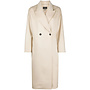 Long Oversize Coat in Wool/Cashmere in Beige