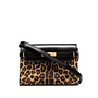 Manhattan Shoulder Bag in Leather in Animalier