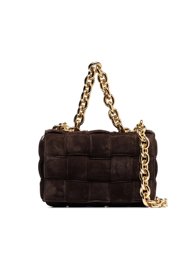 Cassette Chain Padded Shoulder Bag