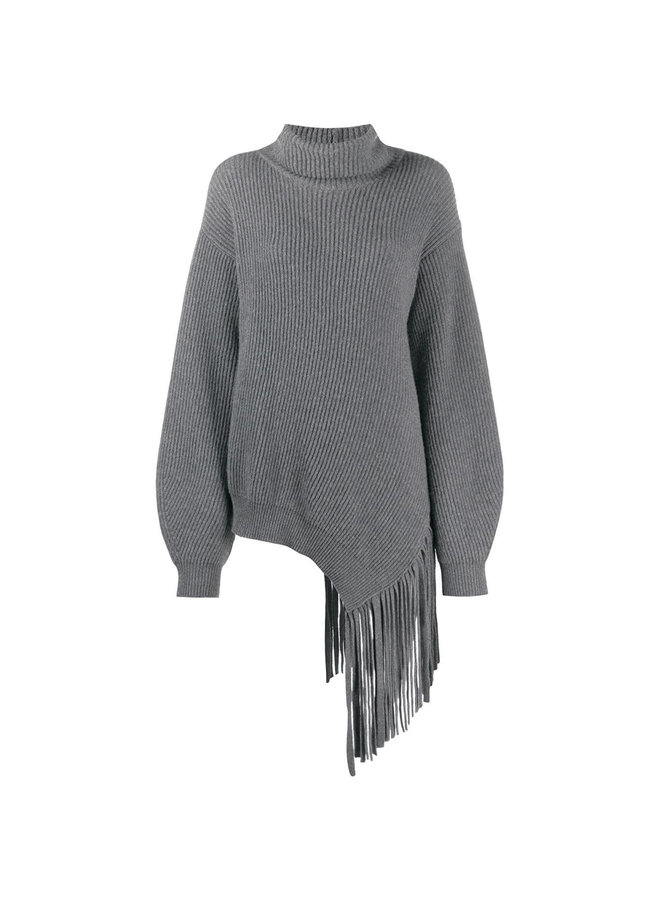 Knitwear Jumper with Fringes