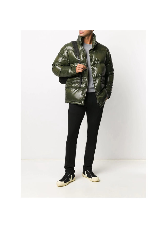 Crew Neck Knitwear Sweater in Wool in Light Grey