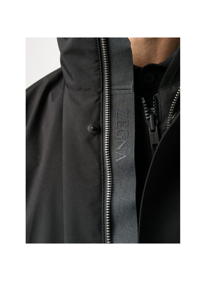 Three Piece Outwear Jacket in Black