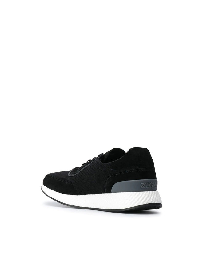 Techmerino Low Top Sneakers in Black