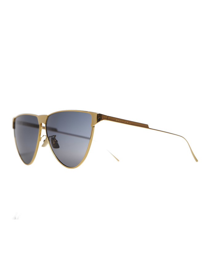 Round Frame Sunglasses in Gold