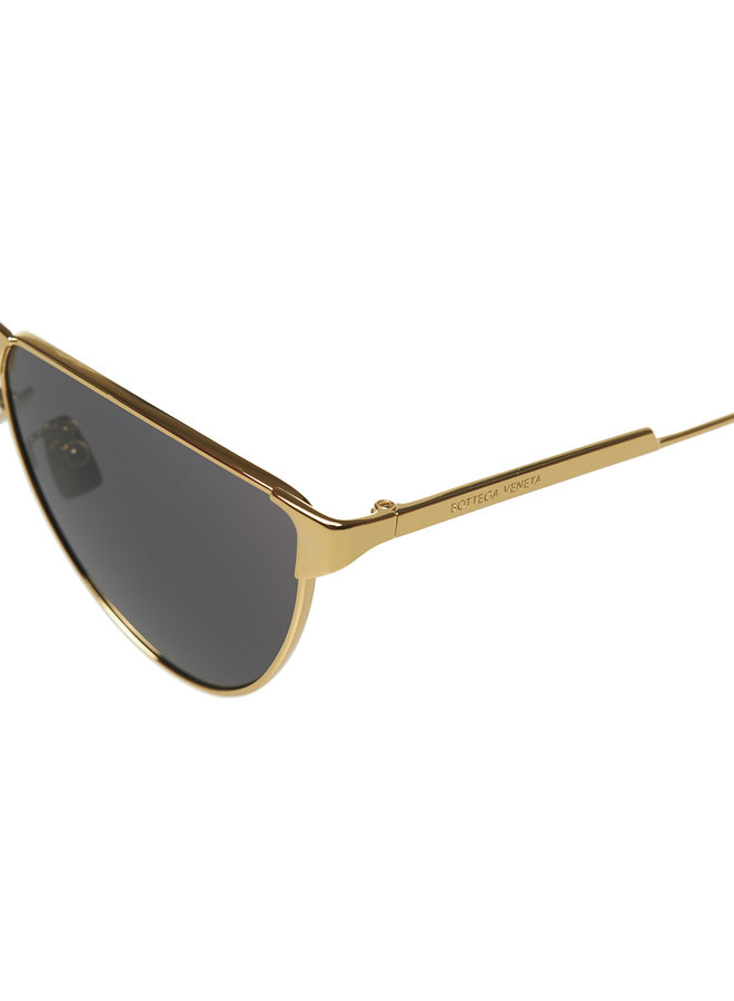 Round Frame Sunglasses in Gold