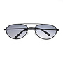 Round Frame Sunglasses in Light Grey