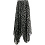 Midi Asymmetric Printed Skirt