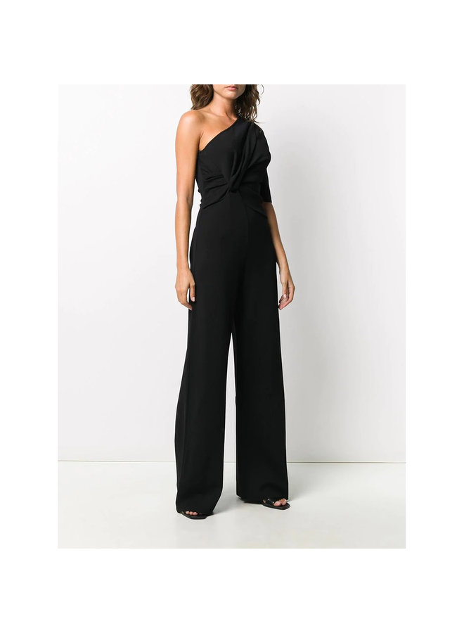 One Shoulder Jumpsuit in Black
