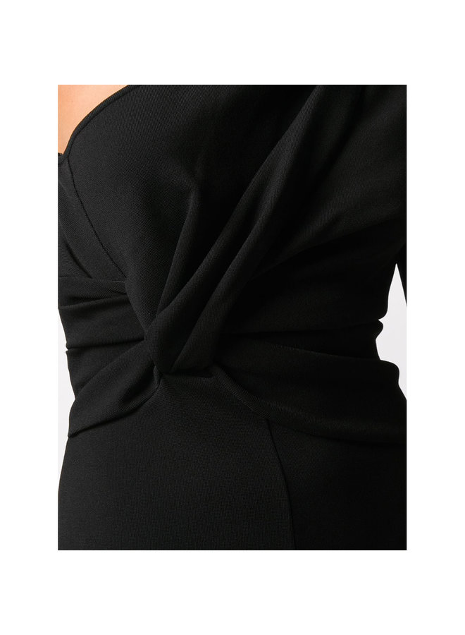 One Shoulder Jumpsuit in Black