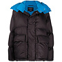 Oversize Puffer Short Jacket in Black