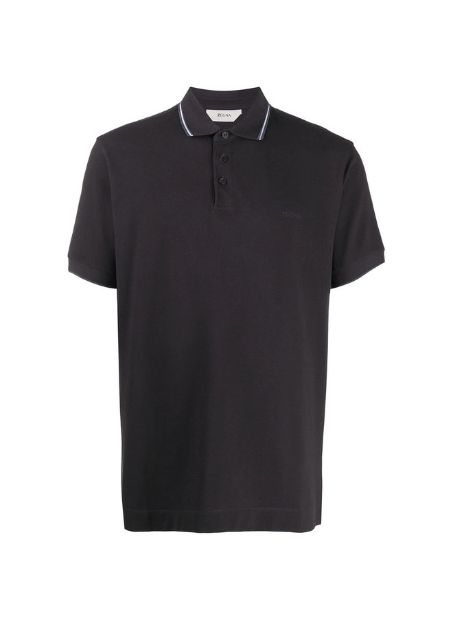 Stripe Detail Polo T-shirt