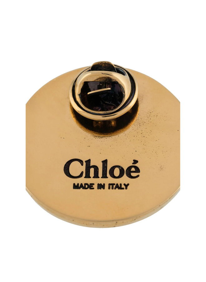 Hand Motif Broach in Multicolor