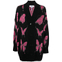 Long Cardigan in Butterfly Print