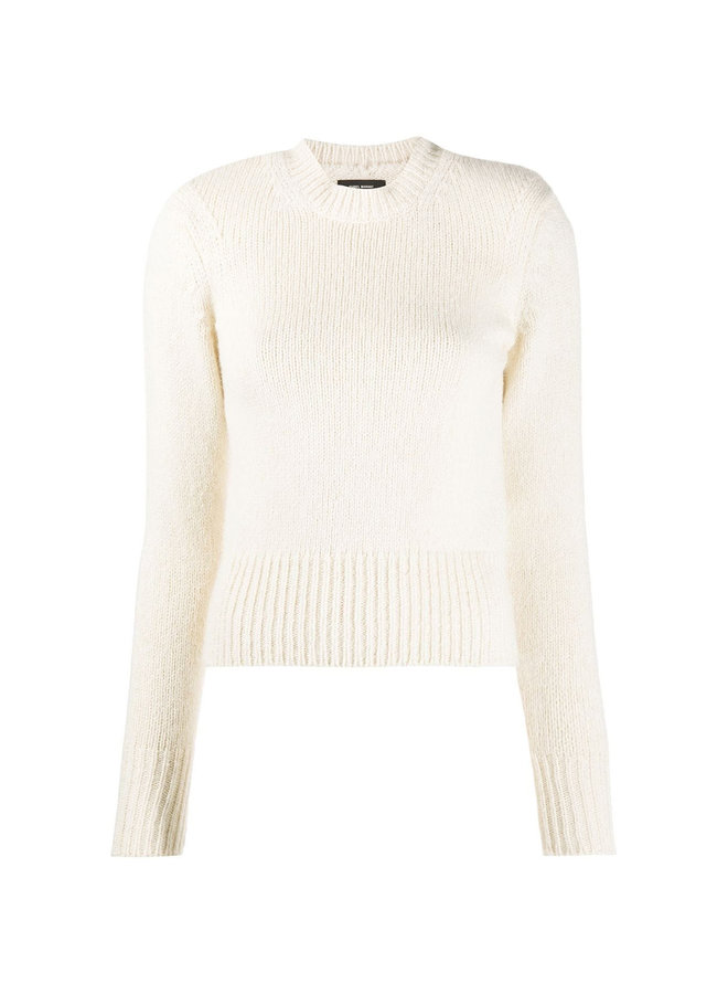 Mock Neck Ribbed Knit Jumper