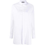 Long Sleeve Shirt in Cotton in White