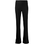 High Waisted Slim Pants in Black