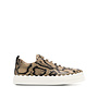 Low Top Snake Effect Sneakers