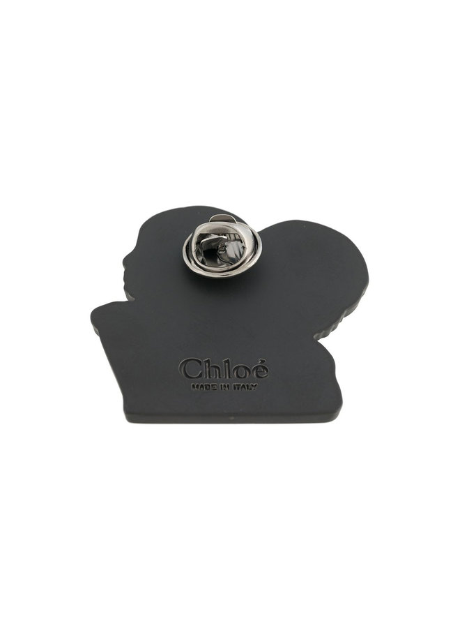 Artwork Brooch in Multicolor