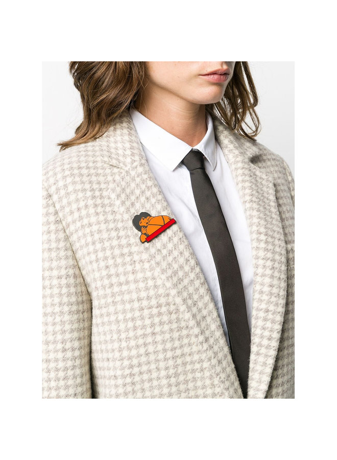 Artwork Brooch in Multicolor