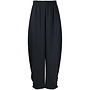 Wide Leg Pants in Cotton in Asphalt Black