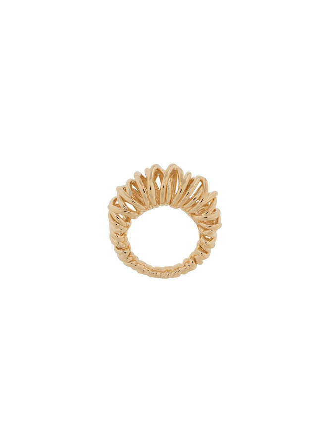 Cirles Ring in Metal in Gold