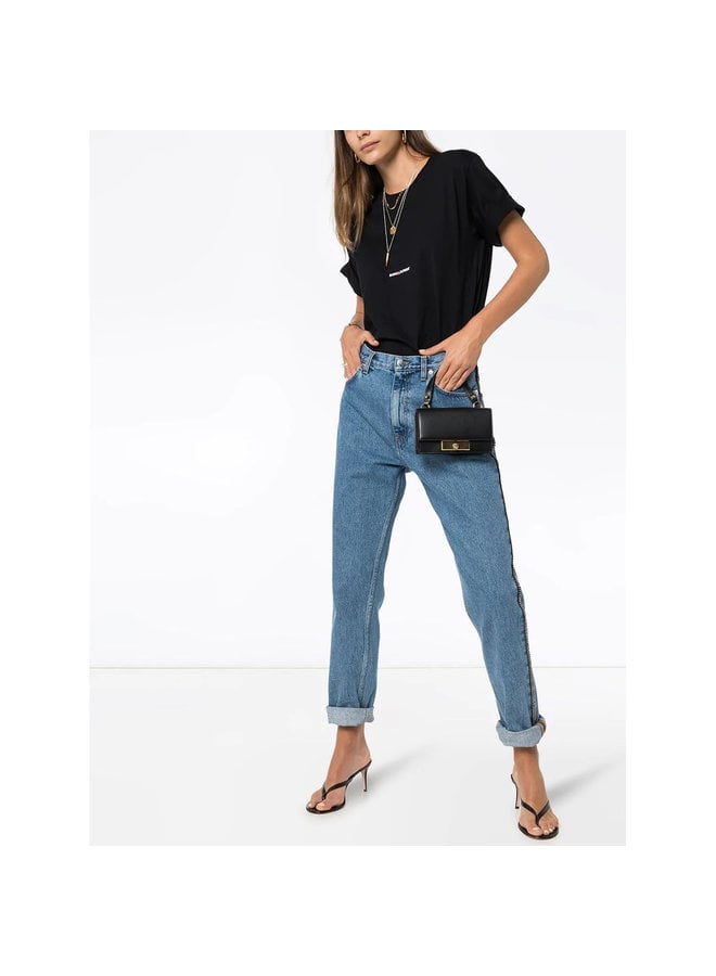 Logo T-shirt in Cotton in Black