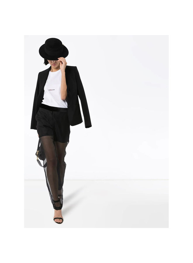 Logo T-shirt in Cotton in White