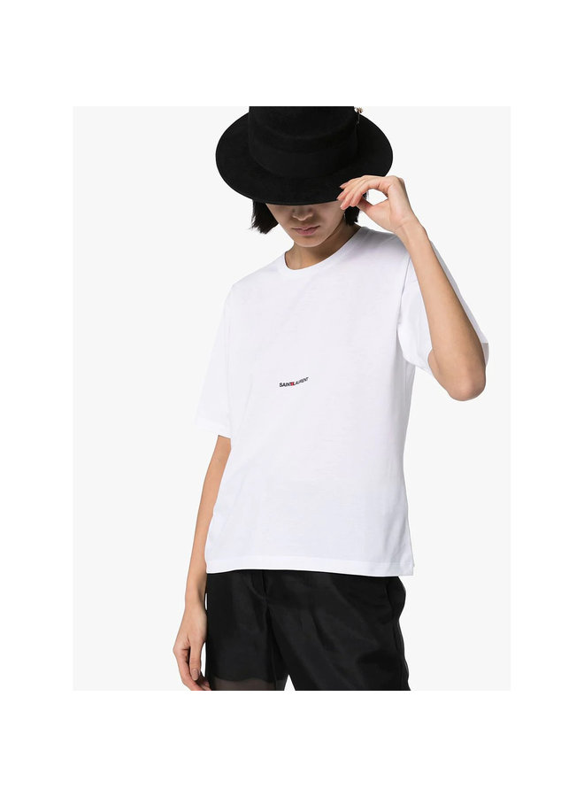 Logo T-shirt in Cotton in White