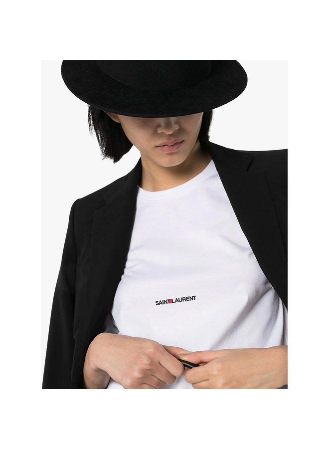 Logo T-shirt in Cotton in White