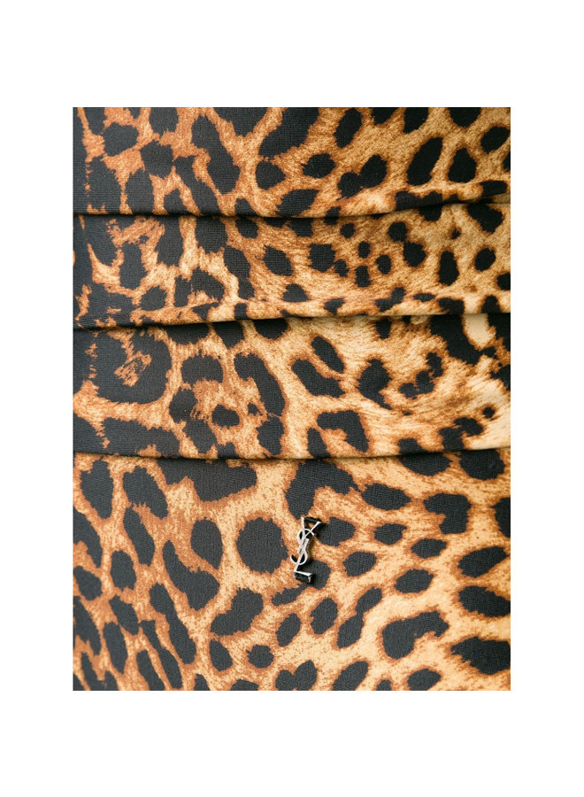 One Piece Swimsuit in Leopard Print