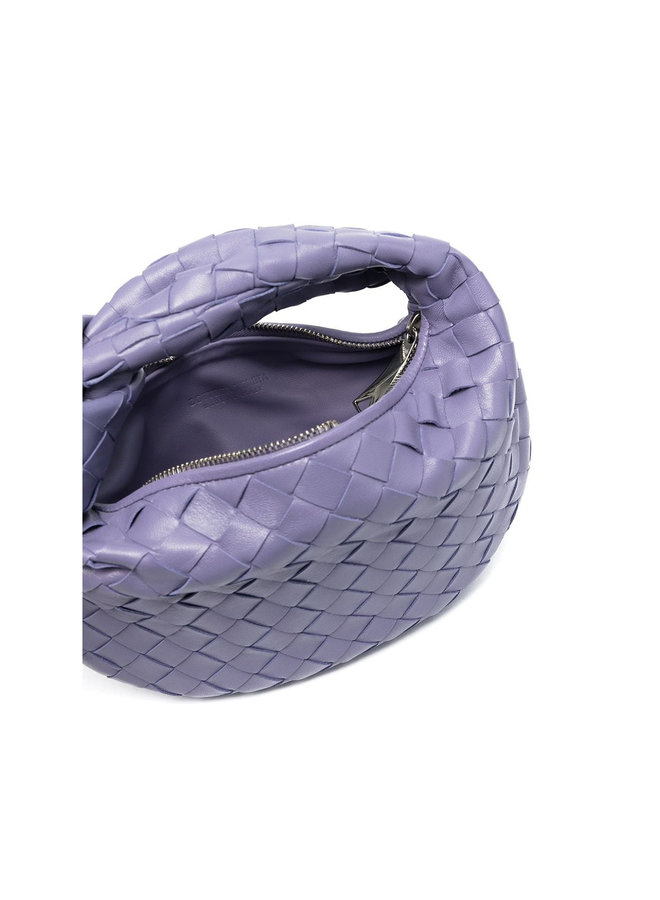 Mini Jodie Bag in Intrecciato Leather in Lavender