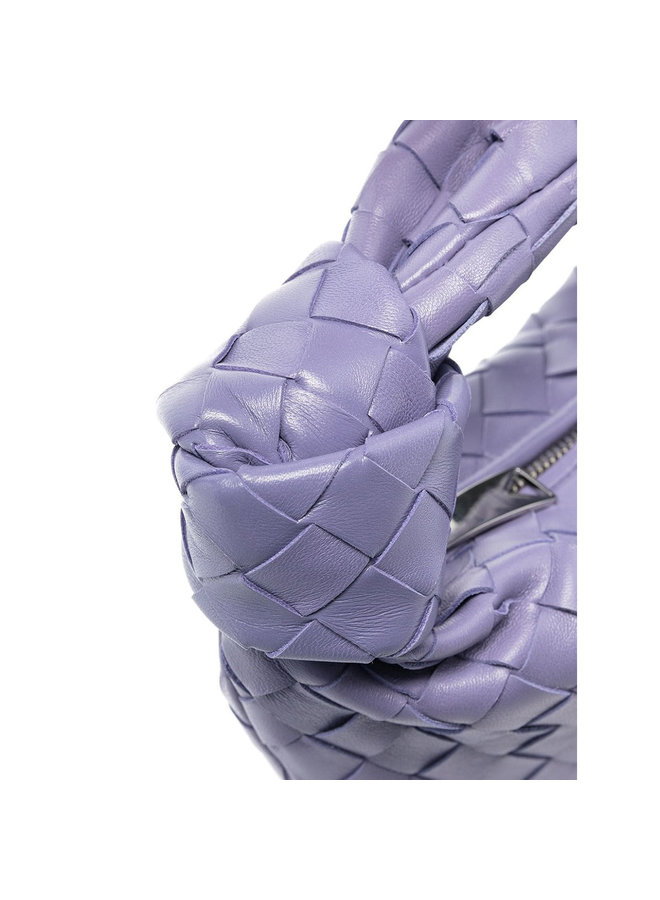 Mini Jodie Bag in Intrecciato Leather in Lavender