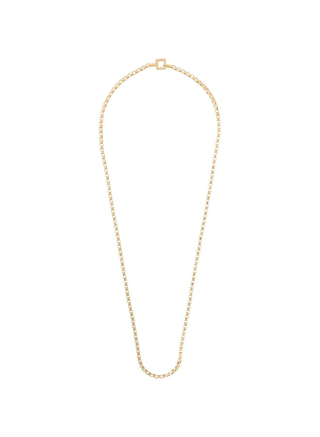 Skinny Signore Chain Rope Necklace in Gold
