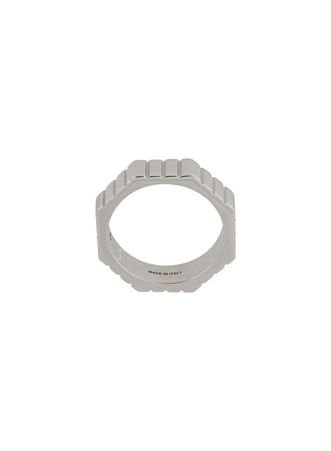 Skinny Slot Octagon Ring