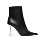 Giorgia Ankle Boot in Leather in Black