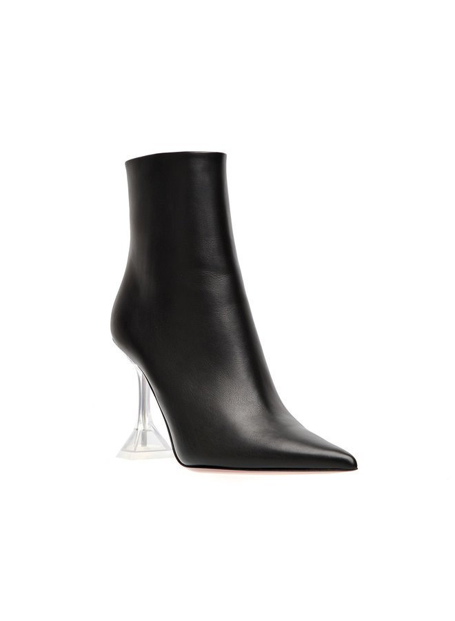 Giorgia Ankle Boot in Leather in Black