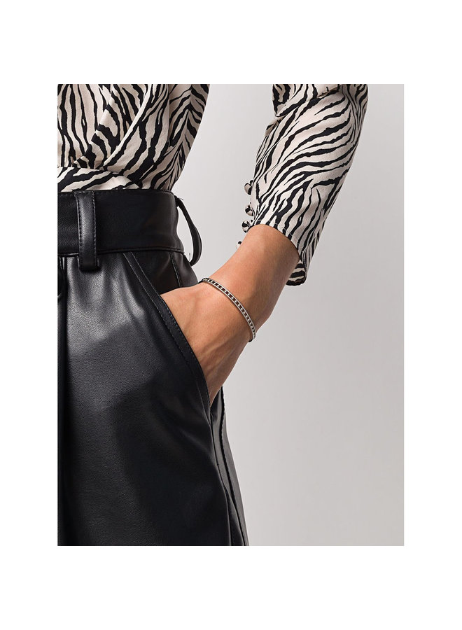 Skinny Tiger Cuff in Silver