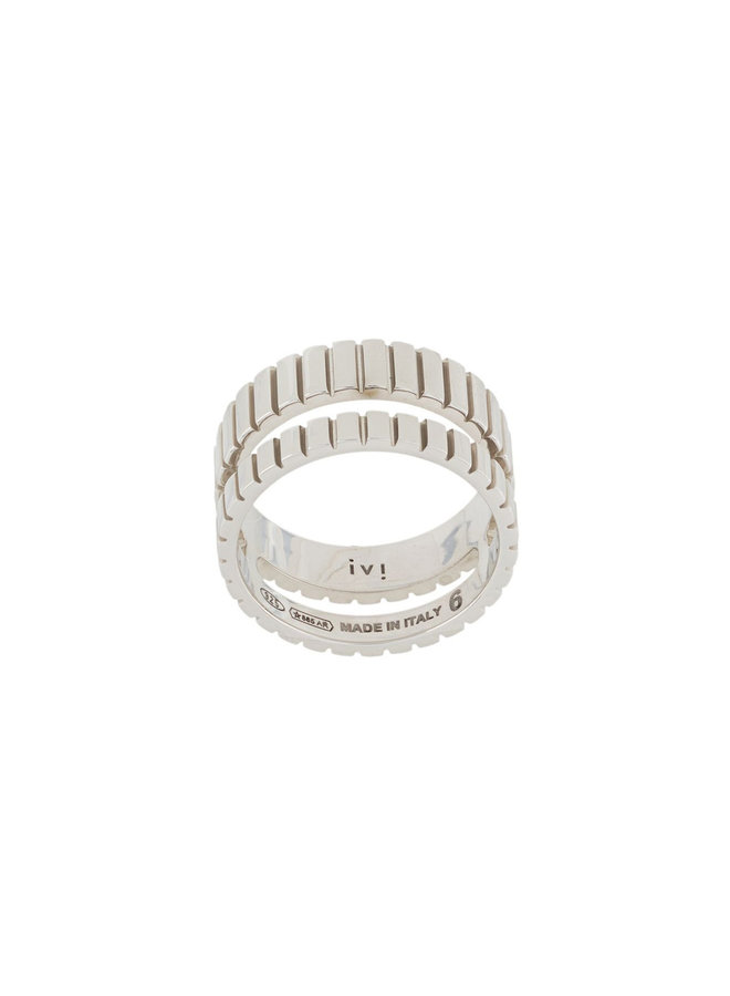 Skinny Slot Ring in Silver