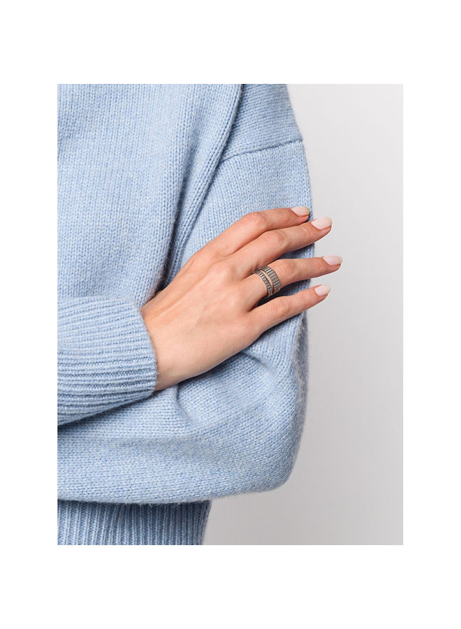 Skinny Slot Ring in Silver